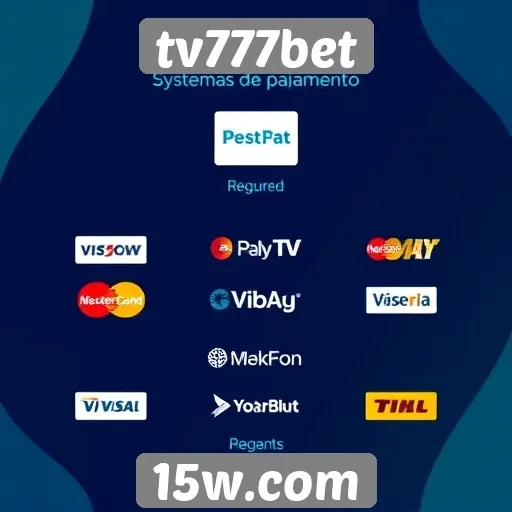 Sistemas de pagamento variados no tv777bet
